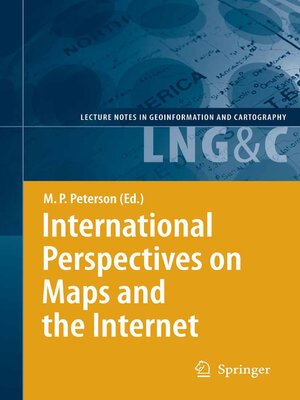 cover image of International Perspectives on Maps and the Internet
